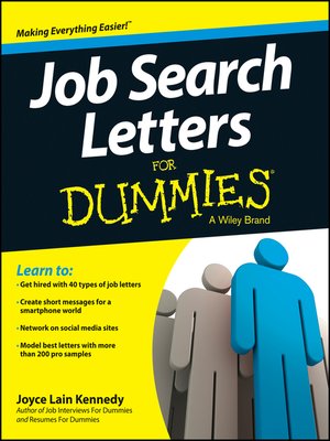 cover image of Job Search Letters For Dummies